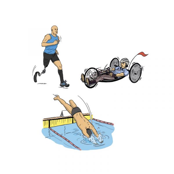 Dessins - triathlon