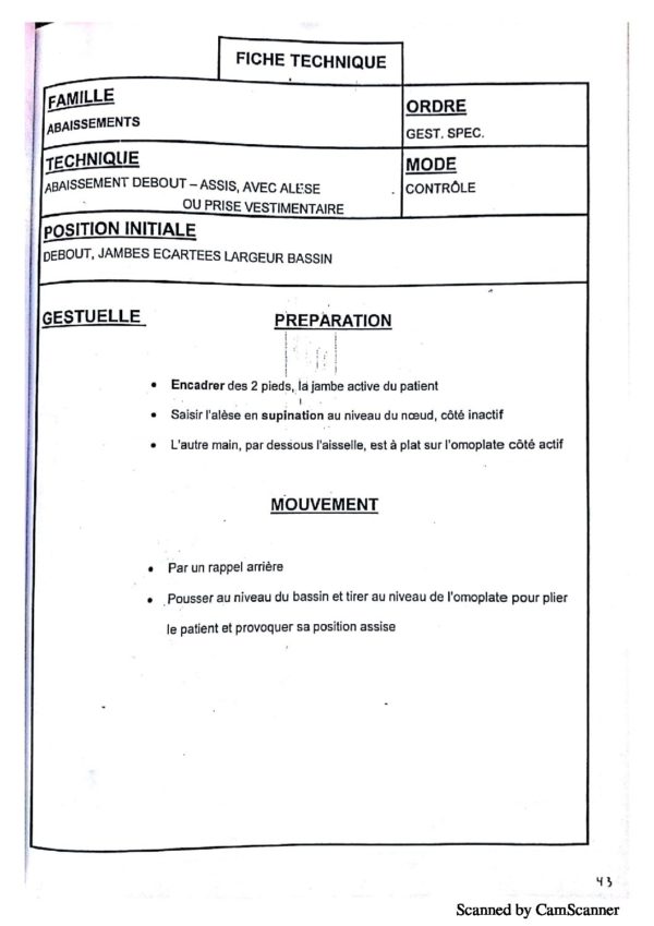 TC APSA Manutention fiches pratiques