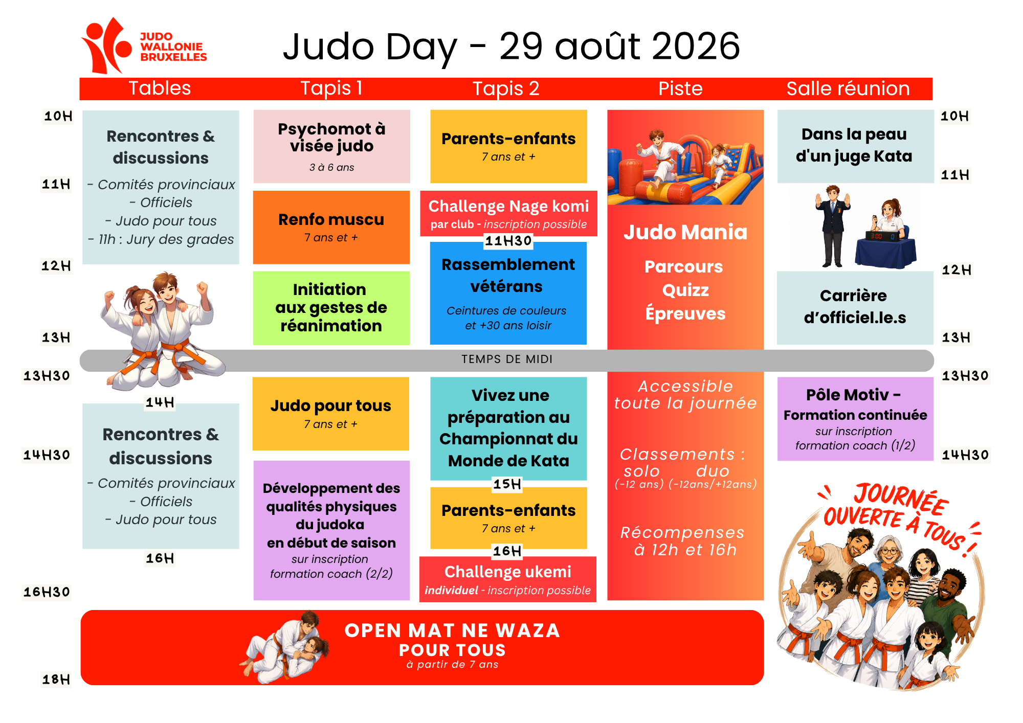 Planning JudoDay2026